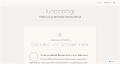 Desktop Screenshot of luotsinblogi.com